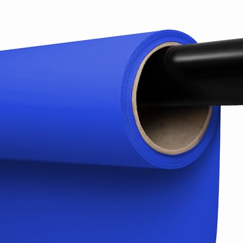 Kate Seamless Paper Backdrop Blue Seamless Backdrop Paper Rolls (53''x32.8' Royal Blue) - color: Royal Blue, size: 53'' x 32.8'