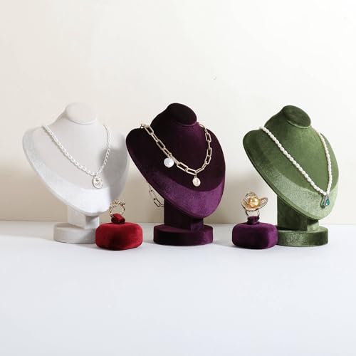 Cute Single Ring Holder for selling, Velvet Ring Display Stand for Jewelry Show, Jewelry Storage Display【Red】 - color: Red