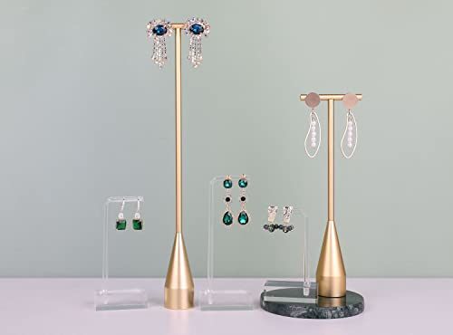 3pcs clear earring stand jewelry display for show, acrylic earring holder hanger for women, small earring jewelry display for selling Photo【Acrylic Earring L Stand-3pcs 】 - style: L bar