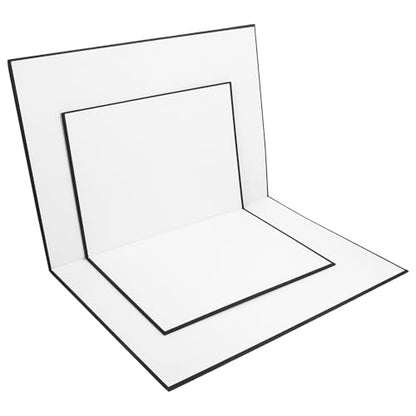 BESPORTBLE 2pcs Folding Photography Reflector Boards Black and White Cardboard Light Reflectors for Camera Lighting for Studio and Outdoor Product Photography