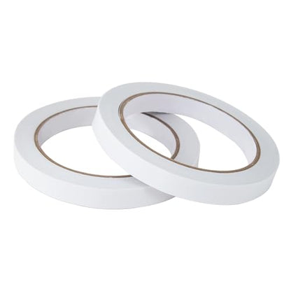 1/4" 4 Rolls Double Sided Adhesive Sticky Tape for Arts, DIY, Card Making, Crafts, Photography, Scrapbooking, Gift Wrapping, Office School Stationery Supplies, Home Supplies (Width: 6mm) - size: 1/4 in (6 mm)