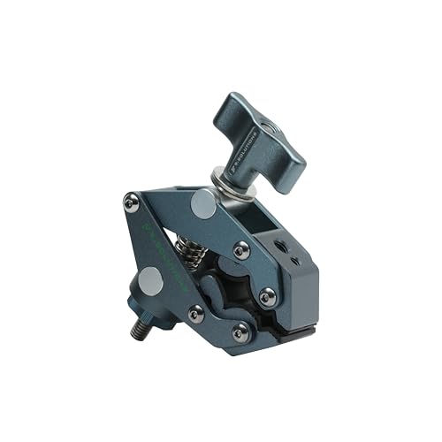 9.Solutions Savior Clamp, Articulated Jaws, Max Load: 66lbs, 9.XS1005, fit firmly onto any oddly shaped object, mount multiple pieces of equipment on one clamp