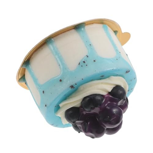 Artificial Jam Birthday Cake Simulation Model - Realistic Faux Cake Fridge Magnet for Home, Cafe, Bakery Shop, Party Table Display, Photography Prop Decor