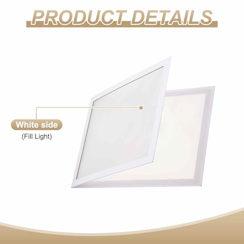 17"x11" Light Reflector Photography Reflector Cardboard, Foldable & Stable for Still Life Product Food Photo Shooting, Self-Standing