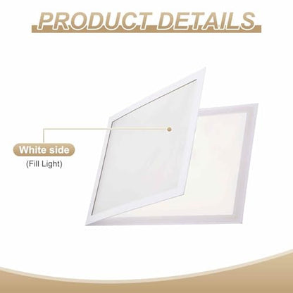 17"x11" Light Reflector Photography Reflector Cardboard, Foldable & Stable for Still Life Product Food Photo Shooting, Self-Standing