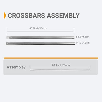 Photography Backdrop Roller Support System with 3 Rollers, 80-inch Stainless Steel Crossbars for Limited Space, Wall/Ceiling/Stand Mount, Yellow Red Green Chains