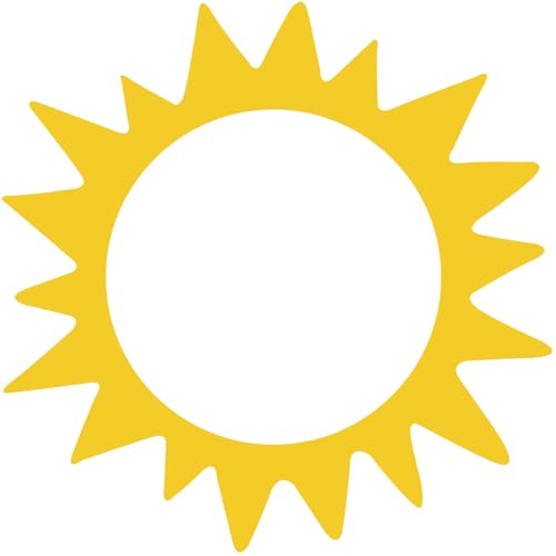 Large Sun Photo Booth Props Party Photobooth Frame Sunshine Selfie Props Decor Kit Creative Friends Picture Backdrop Accessories for Summer Pool Beach Holiday Birthday Baby Shower Parties Supplies