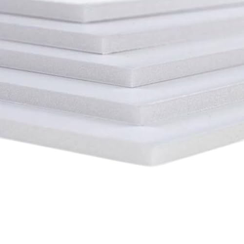 Gator Foam Board 8 x 10 x 3/16” – 10 Pack – Rigid Lightweight Gatorfoam Panel – Smooth Surface for Signs, Mounting & Displays – Professional Graphic Arts & Exhibit Board – White - color: White - 10 Pack, size: 8x10
