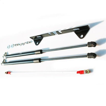 Car Front Hood Support Spring Strut Bars Hydraulic Rod Styling Compatible With Nissan X-Ttail T32 2013-2019 Car-Styling(Carbon green) - color: Carbon green