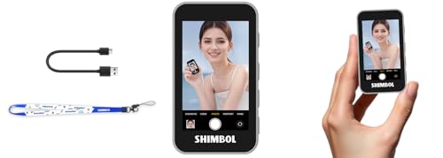 Wireless Mobile Monitor Vlog Selfie Screen for iPhone & Android， Content Creator Essentials ，Supports Screen Zoom ，Back Camera Monitor Vlogging Kit for iPhone ，Content Creator Essentials(Grey) - color: Grey
