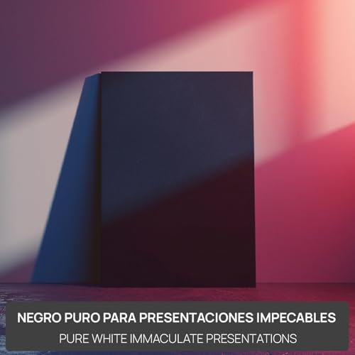 OFITURIA Foam Board, Black, 40 x 60 cm, Expanded Polystyrene Plate, Lightweight and Rigid, Foam Board, Versatile Cut, Crafts, Models and Exhibitions, High Quality, 5 mm - color: Black, size: 40x60 cm