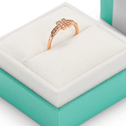 Oirlv Velvet Ring Box Bow-knot Wedding Jewelry Packaging Gift Box Showcase Display - size: Ring Box