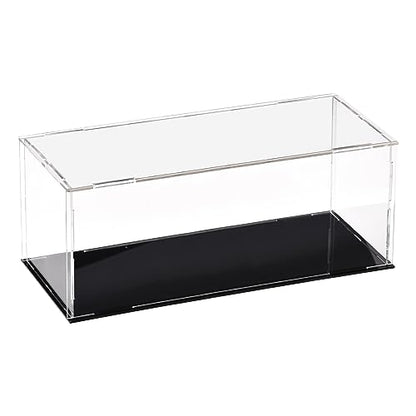 uxcell Acrylic Clear Display Case Box Dustproof Protection Showcase Cube Collectibles Show Box 9.8x3.9x3.9inch - size: 9.8x3.9x3.9 inch