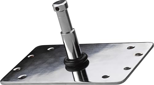 Kupo Baby Wall Plate, Chrome Plated Steel 3" Mount with 5/8" Stud for Photography and Video Grip Rigging Systems (KG003512) - style: 3" Baby Stud