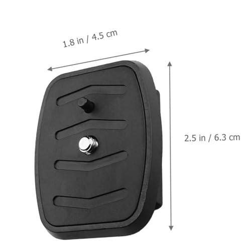 2Pcs 43mm Tripod Quick Release Plate Replacement for Camera Mount Adapter, 1.7 inch QR Plate Tripod Accessory Compatible with Ambico Sunpak Kalimar Vivitar