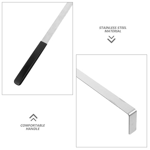 Supermarket Shelf Organization Tool, Stainless Steel Sorting Puller Ruler for Grocery Merchandising Store, Shelf Layout, Retail Display 21.65 Inch