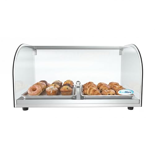KoolMore DC-1C Bakery Display Case, 0.88 Cu. Ft - 1 Shelves, Clear - size: 22 in. - 1 Shelf