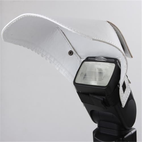 Generic 2pcs Camera Flash Reflector Soft Light Diffuser Reflector Board for Photography Lighting Indoor Use White Bounce Panel