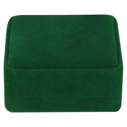 LETURE 4 Pieces Classic Velvet Bracelet Bangle Pendant Necklace Gift Box, Travel Jewelry Box Display Storage Case for Gift, Wedding, Engagement, Proposal, Birthday (4PCS Bracelet-GREEN) - color: 4PCS Bracelet-GREEN