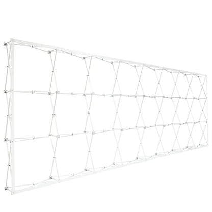Custom Fabric Pop Up Straight Display, Trade Show Display Backdrop Booth, Hook and Loop Step and Repeat Backdrop for Trade Show Backdrops (Graphic Only, 20ftx10ft) - size: 20ftx10ft
