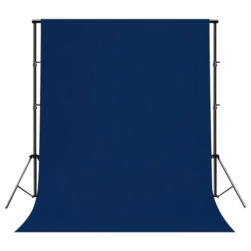 Photography Backdrops Solid Navy Blue Minimalist Deep Ocean Tone 8x10FT Photo Backdrop Photography Background for Portrait Photo Party Decor Video Studio Props Photoshoot - color: Multi2