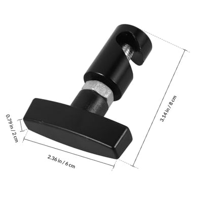 Ipetboom Hood Lift Support Clamp and Hood Strut Rod Fixing Holder Automotive Lift Support Prop Tool for Engine Cover and Trunk Black Anti-Slip Locking Mount Compatible