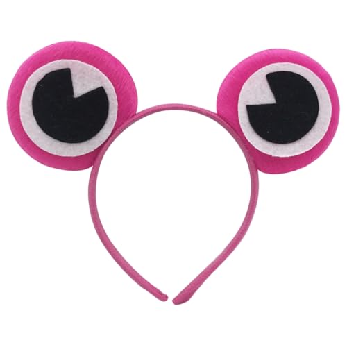 Crowns Hairbands For Photo Studio Halloween Eye-catching Props For Easter Adorkable Party Daily Wear - color: Rose Red Rs