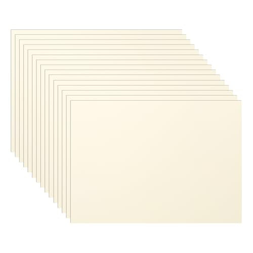 Guakicae 150 Sheets Cream Cardstock 5 x 7 Ivory Paper, 300gsm/110lb Heavyweight Paper Flat Off White Card Stock for DIY Card Making, Business Cards, Thank You Cards, Certificates, Postcards - color: Cream, size: 5x7-150pcs