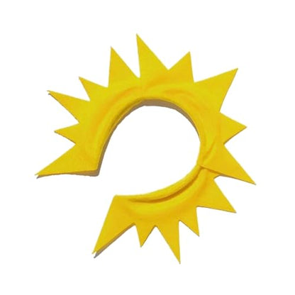 Creative Star Hairbands For Photo Studio Halloween Eye-catching Props For Easter Party Daily Wear Headpiece - color: Sun