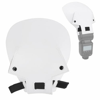 Zerodis Arc Shape Flash Reflector Diffusers Mini Flash Bounce Diffuser Softbox Portable Camera Light Diffuser Reflector Softbox Kit Suitable for Most SLR Cameras Arc Shape