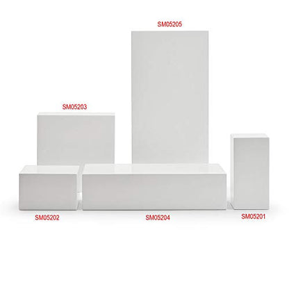 Oirlv Solid Wood Minimalism Style Jewelry Display Stand Showcase Jewelry Organizer Square Holder (SM05201) - color: SM05201