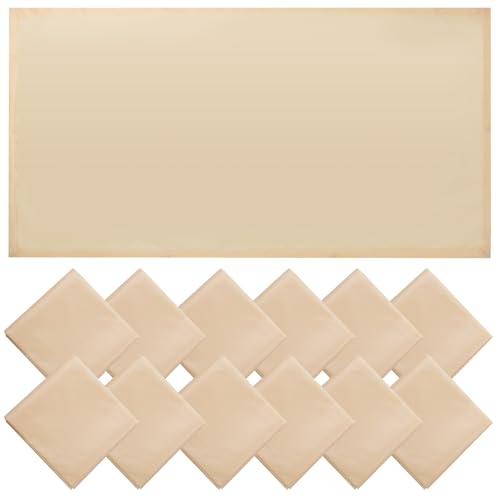 Torixqi12 Pcs Fluorescent Light Covers for Ceiling Lights Classroom, Magnetic Light Filters, Fluorescent Light Diffuser Covers for Office, Hospitals, Home 4 x 2 Feet (warm yellow) - color: warm yellow