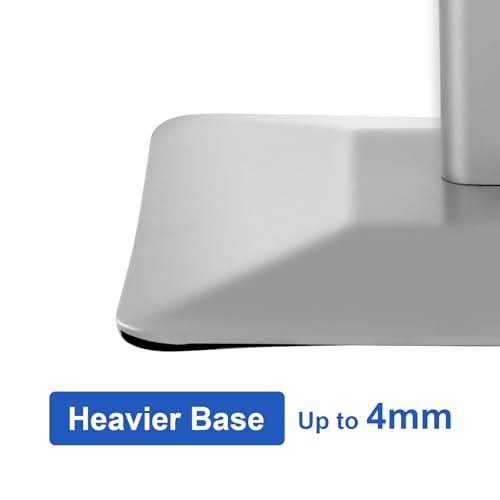 YIYO Sign Stand Poster Stand，adjustable heavy duty pedestal Sign Holder Floor Stand，acrylic frame floor signage standing for display menu 8.5*11 inch，Silver (acrylic frame 8.5*11 Silver)
