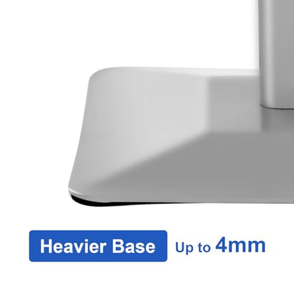 YIYO Sign Stand Poster Stand，adjustable heavy duty pedestal Sign Holder Floor Stand，acrylic frame floor signage standing for display menu 8.5*11 inch，Silver (acrylic frame 8.5*11 Silver)