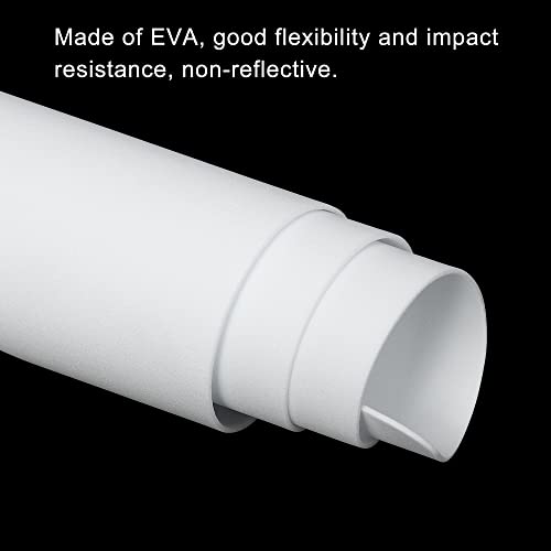 PATIKIL 19x8 EVA Backdrop, 1 Pack White Soft Photo Background for Light Box Small Products Photography Studio - color: White, size: 19x8"