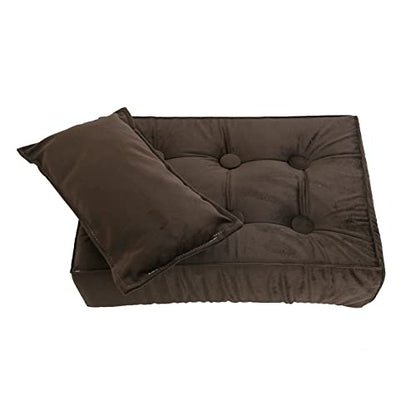 Newborn Photography Props Mattress Pillow, Baby Posing Pillow Infant Mattress Prop Photography, Coffee - color: Coffee