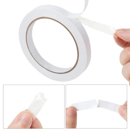 Double Sided Adhesive Sticky Tape for Arts, DIY, Card Making, Crafts, Photography, Scrapbooking, Gift Wrapping, Office School Stationery Supplies, Home Supplies (1/2in (12mm)) - size: 1/2 in
