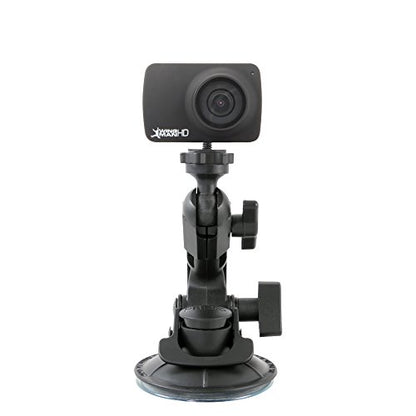 Delkin Devices Fat Gecko Mini Suction Camera Mount - Powerful Suction Cup Camera Mount for Car, Motorcycle, Desk, Window | Secure and Adjustable Action Camera Holder for Video Recording - style: Fat Gecko Single
