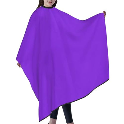 Custom Barber Cape Unisex Salon Hair Cutting Capes Add Your Image Logo Haircut Kit Personalized Stylist Tool - color: Blue Violet