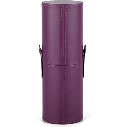 Narwey Makeup Brush Holder Travel Brushes Case Bag Cup Storage Dustproof for Women (Purple) - color: Purple