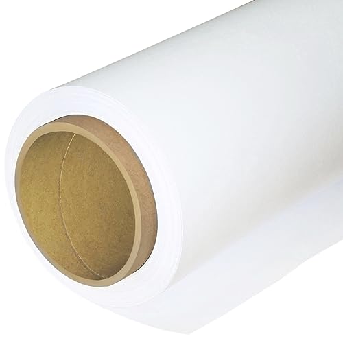 Seamless Photography Background Paper Roll, White Photo Paper Backdrop for Photography, Video and Streaming (107''x36' Snow) - color: Snow, size: 107" x36'