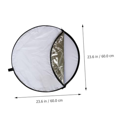 Zerodeko Foldable 60cm 5-in-1 Photography Reflective Board Portable Light Diffuser Reflector for Studio and Outdoor Photo Lighting
