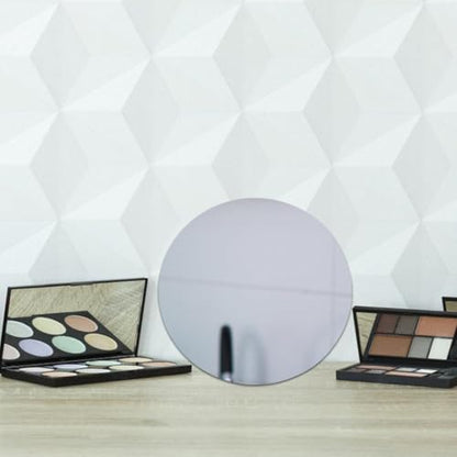 7.08 Inch Round Acrylic Mirror Board Photography Background Prop Reflective Display for Jewelry Watches Electronics Photo Studio Supplies