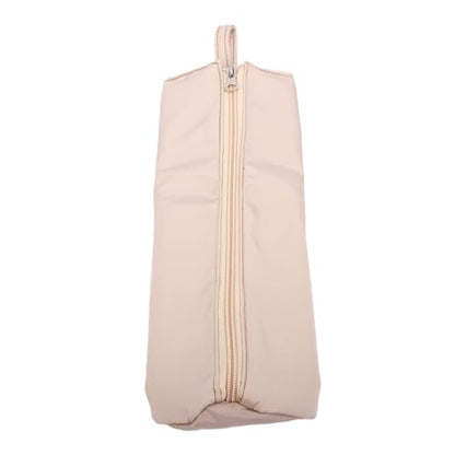 Drfeify Curling Iron Storage Bag, Heat Travel Organizer Pouch with Hanging Loop for Hair Tools Up to 571F, 30x12cm (Apricot) - color: Apricot