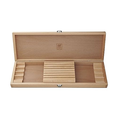 ZWILLING 8-pc 4.5" Stainless Steel Steak Knife Set with 16.5" x 6" Case - color: Stainless Steel, size: 8-pc
