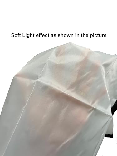 50x70 White Diffuser Front Cover 20 x 28 inches 20' x 28'inch / 50 x 70 cm Fasten with Magic Nylon Sticky Around for Portable Rectangle Umbrella Softbox Soft Box