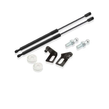 Compatible With Nissan Navara 2014-2022 Car Front Hood Support Spring Strut Bars Hydraulic Rod Refit Styling(Piano black) - color: Piano black