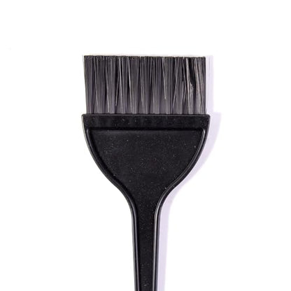 Hair Dye Kit with Gloves Bowl Brushes Clips Bib Cap for Home Travel Salon Hair Coloring Styling and Grooming Use - color: Black