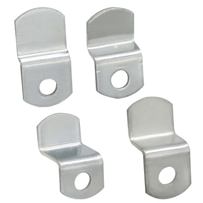 20Pcs Offset Canvas Clips, Assorted Picture Framing Heavy Duty Photo Frame, Silver Painting Clamps for Art Display/Photographers(1/8"、1/4"、3/8"、1/2")