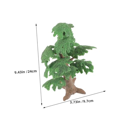 2pcs Fake Model Trees Micro Landscape Decoration for Table and Indoor Styling Versatile Simulation Props for Home and Office Decor